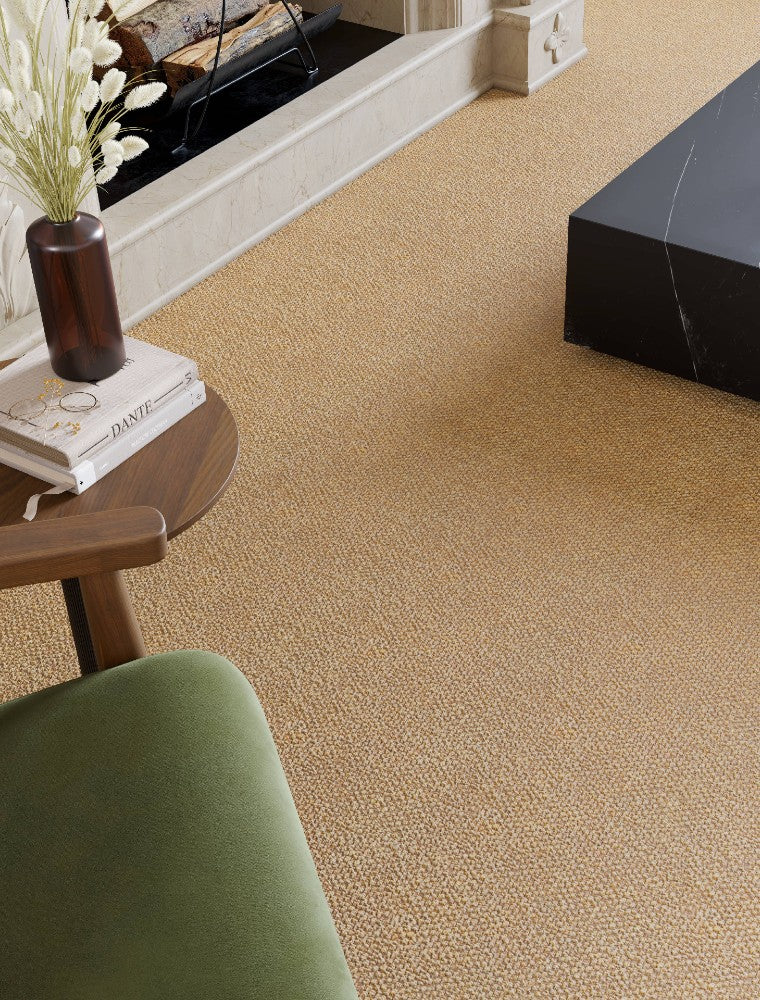 A stylish rug by Synsisal, made from ECONYL® regenerated nylon, in a living room setting