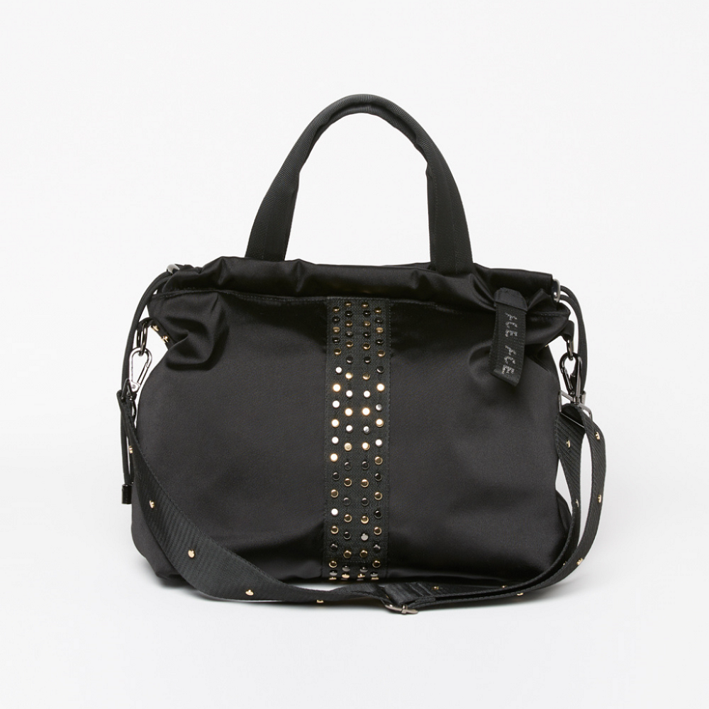 ACE Urban Tote Bag color Black made with ECONYL® regenerated nylon