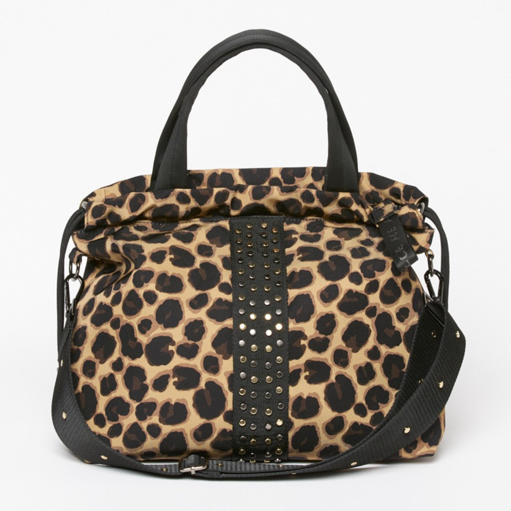 ACE Urban Tote Bag color Leopard made with ECONYL® regenerated nylon
