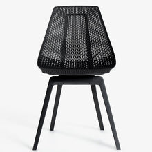Charger l'image dans la galerie, Front view of the noho move™ chair by noho color black made with ECONYL® regenerated nylon