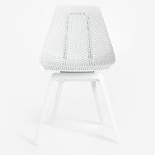 Charger l'image dans la galerie, Front view of the noho move™ chair by noho color white made with ECONYL® regenerated nylon