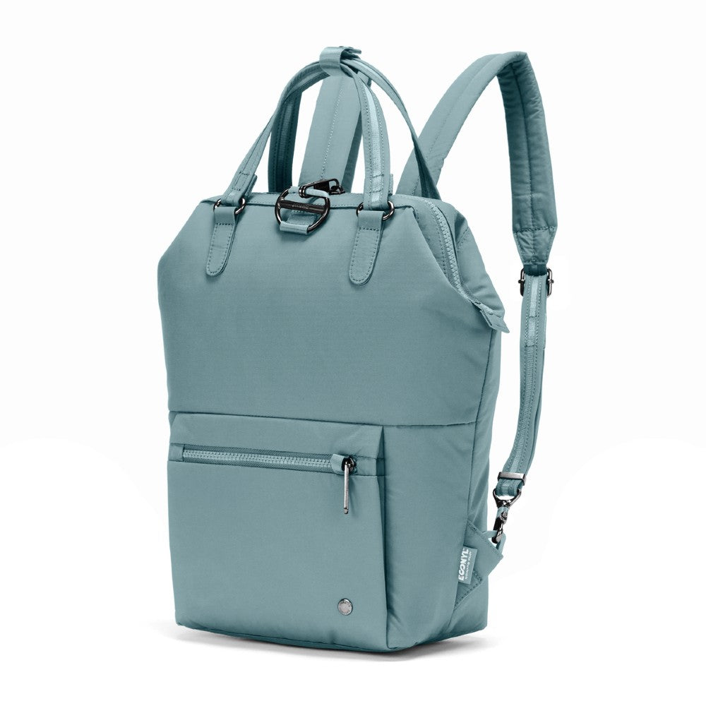 anti theft mini backpack purse Pacsafe CX Anti-Theft Mini Backpack – ECONYL® e-shop