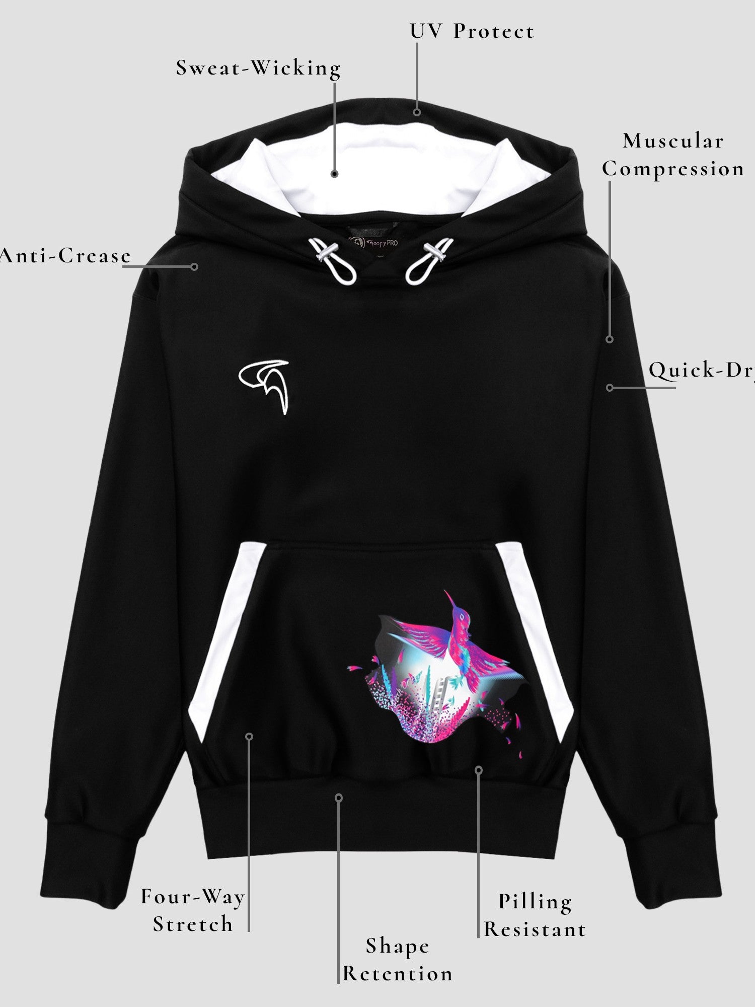 Cayton XTR Midweight Hoodie - Perch Or Fly