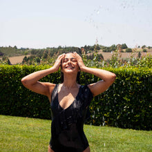 Load image into Gallery viewer, One-piece Gina Black
