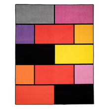 Charger l&#39;image dans la galerie, A colorful geometric carpet with bold blocks of color. Limited edition art piece by Ugo Rondinone, made with ECONYL® yarn.

