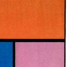 Charger l&#39;image dans la galerie, A colorful geometric carpet with bold blocks of color. Limited edition art piece by Ugo Rondinone, made with ECONYL® yarn.
