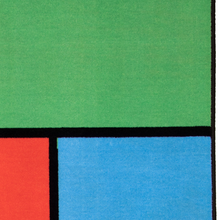 Load image into Gallery viewer, A colorful geometric carpet with bold blocks of color. Limited edition art piece by Ugo Rondinone, made with ECONYL® yarn.
