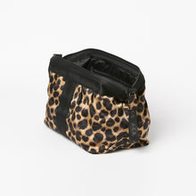 Charger l&#39;image dans la galerie, Side view of the ACE Cosmetic Bag color Leopard made with ECONYL® regenerated nylon
