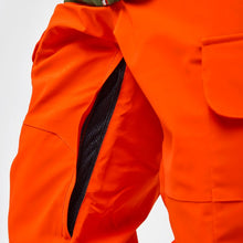 Load image into Gallery viewer, Detail of the Alyeska-Ecoball Pants Hey Sport color Orange made with ECONYL® regenerated nylon
