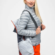 Load image into Gallery viewer, Inside view of the Steamboat Shell Hey Sport color Grey made with ECONYL® regenerated nylon
