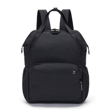 Charger l&#39;image dans la galerie, Pacsafe Citysafe CX Anti-Theft Backpack color Black made with ECONYL® regenerated nylon
