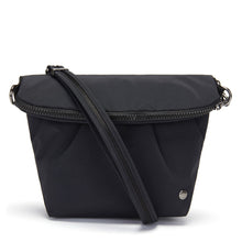 Charger l&#39;image dans la galerie, Pacsafe Citysafe CX Anti-Theft Convertible Crossbody color Black made with ECONYL® regenerated nylon
