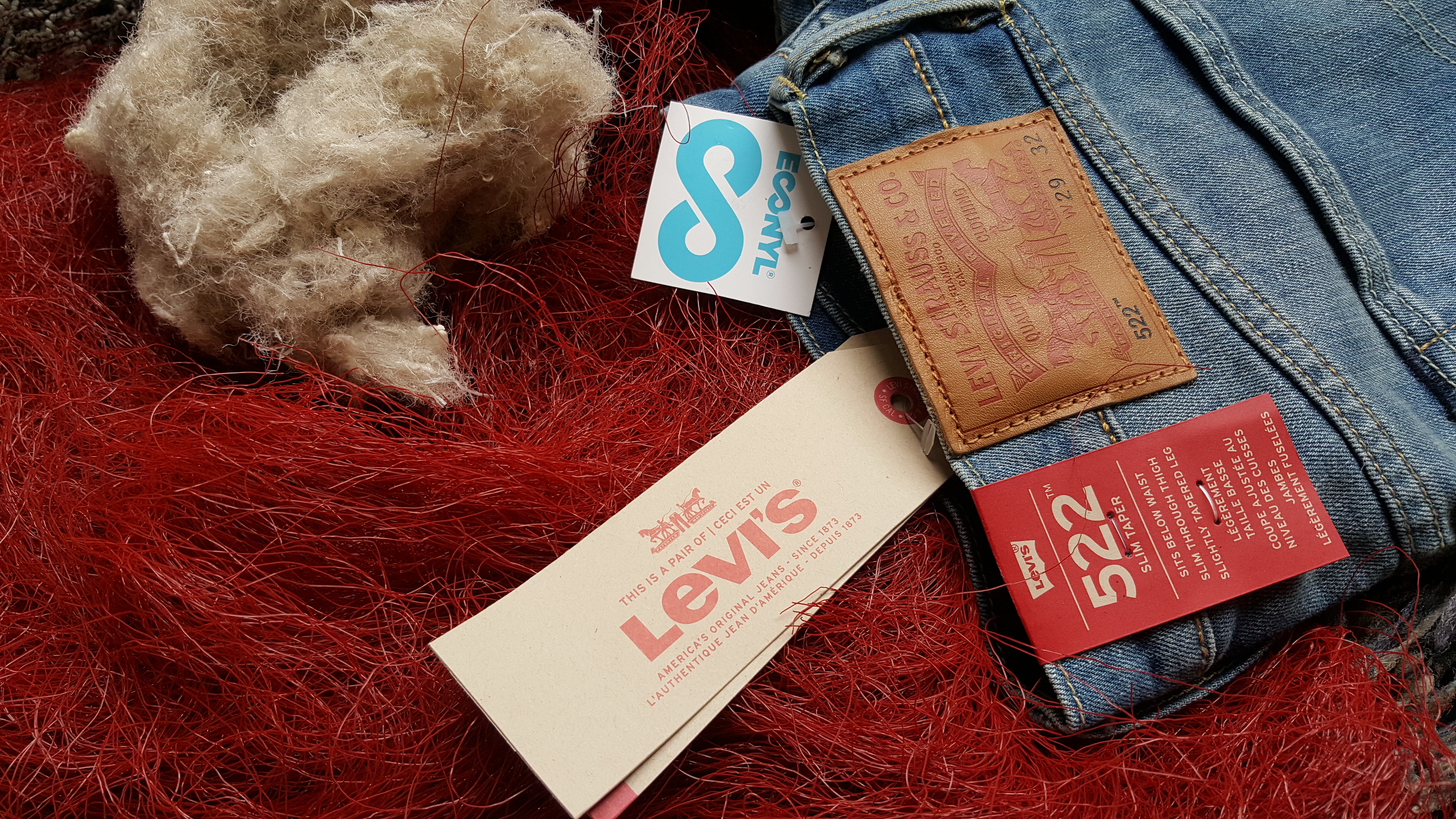 ECONYL® yarn for the first time into Levi's jeans - Econyl