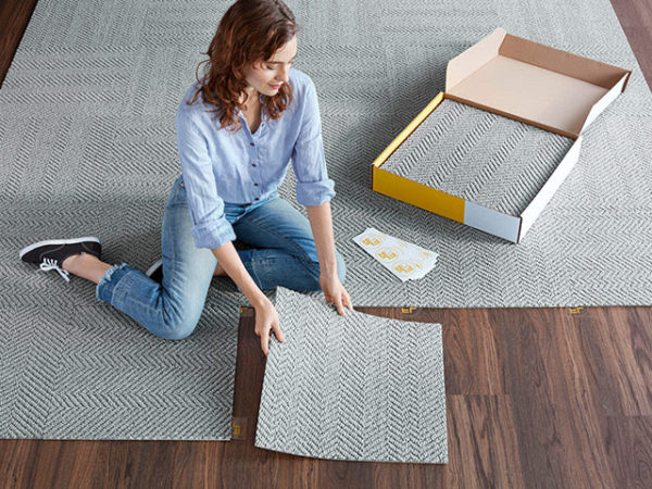 6 Eco Friendly Rugs That Blur The Line, How To Make An Area Rug From Carpet Tiles